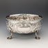 1873 British antique sterling silver footed bowl 236g Daniel & Charles Houle